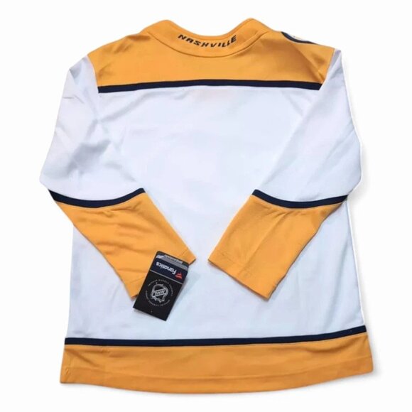 NEW Nashville Predators STITCHED Fanatics NHL Hockey Jersey Boys Youth L/XL - Picture 6 of 10